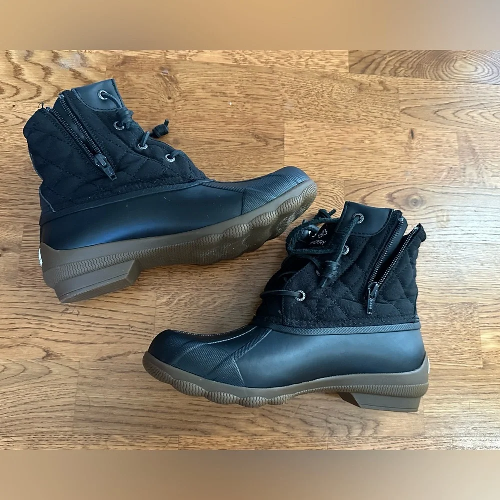 Sperry Syren Gulf Duck Boot in Black Size 7